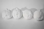 4 Pumpkins Ready to Paint.Ceramic Bisque Pumpkins.U-Paint Ceramic Bisque Pumpkin.Olga's Treasures Shop — Olgas Treasures