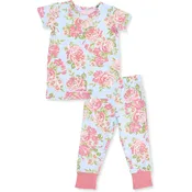 Angel Dear Angeline Floral Short Sleeve Loungewear Set