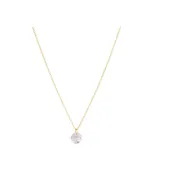 16" Necklace Gold, Reflection Small Charm
