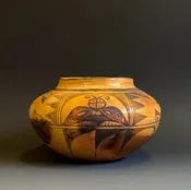 Hopi Pot with Moth Imagery circa 1920's — Kimosabé Vintage Southwest - Taos -