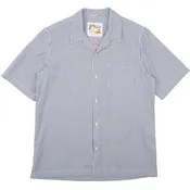 Aloha Shirt - Double Double Stripes - Blue