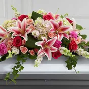Stargazer Casket Spray