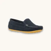 Antton Driver Moccasin | Blue Suede