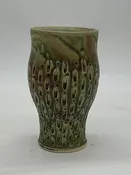 Tumblers in green #1 — Speckled Dog Pottery