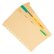11-Hole Divider Tab Set - 35 Tabs