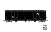 Rivet Counter HO Scale Thrall 5750 Carbon Black Covered Hopper 1970s Version, Columbian Chemicals/Logo
