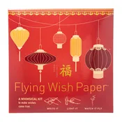 Flying Wish Paper Feng Shui Good Fortune Red