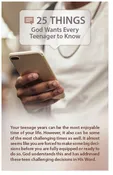 25 Things God Wants Every Teenager To Know
