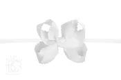 Beyond Creations 1/4" Headband Large Scalloped White