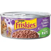 Friskies 5.5 Oz. Turkey & Giblets Dinner Flavor Wet Cat Food For All Ages