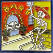Day of the Dead Tile - Bar