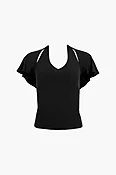 BELLINI TOP IN BLACK