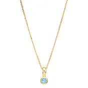 Aquamarine Bezel Pendant
