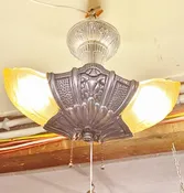 Art Deco Slipper Shade Light
