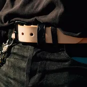 Ewing Dry Goods EDG x SOP Minimalist Belt Natural