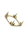 CITIES WILL FALL CUFF ANTIQUE BRASS