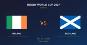 Ireland vs Scotland Tickets - Rugby World Cup 2027 Perth