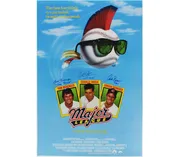Charlie Sheen, Tom Berenger and Corbin Bernsen Signed Unframed 27x40 Major League Poster