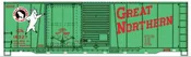 Accurail 81701 GN Box Car #18327 HO