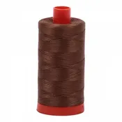 Aurifil 50wt/2ply Cotton Thread – 2372 Dark Antique Gold