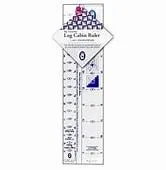 3/4" and 1 1/2" Log Cabin Ruler