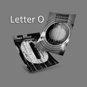 Black and White Letter O