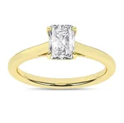1.02 ctw Radiant Solitaire Ring