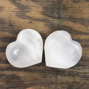Large Quartz Crystal Heart