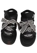 Bowlace Sandals-All Black