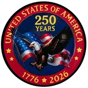 America’s 250 Birthday Bald Eagle Ball Marker