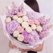 Lavender Tenderness wrapped Bouque