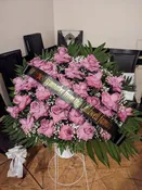 Elegant Lavender Sympathy Wreath - Express Condolences with Grace — A1 Flowers