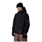 686 Men's Dojo Shell Jacket – Brown Crinkle Wash / Black