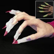 24 Vinyl Glow-In-The-Dark Martian Fingers