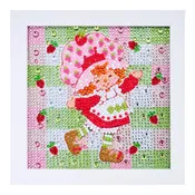 Diamond Art Club® Strawberry Shortcake Vintage Berry Magic Frameables™ Kit