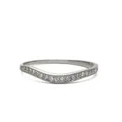 14k Contoured Diamond Wedding Band #L2662WBS 14K-1