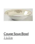 Bancroft Encrusted Rim Soup or Pasta Bowl