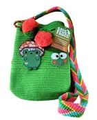 Wayuu Bags – Mushroom Frog Edition 👜 🐸