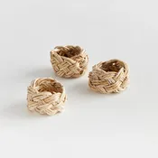 Abaca French Braided Napkin Ring