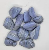 AGATE/BLUE LACE - Tumbled LG