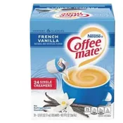 Nestle Coffee Mate French Vanilla Liquid Coffee Creamer Singles – Box of 24