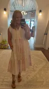 Alana Stripe Midi Dress