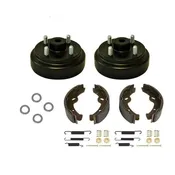Huskey Parts Company EZGO Rear Brake hub Drums Brake Shoe Spring Kit Electric 1996+ TXT Golf Carts