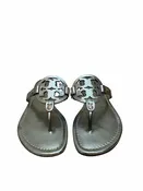 Tory Burch White Gold Size 6 1/2 Sandals