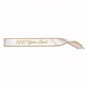 100 Years Loved Satin Sash | 1ct