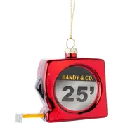 Blown Glass Tape Measure Ornament