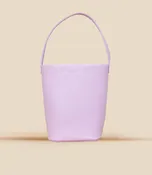 The Chelsea Mini -Rose Leather Bucket Bag