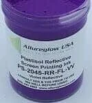 Allureglow USA HS Series Reflective Water-Based Screen Printing Ink | 11 Colors | High-Visibility Retroreflective Ink for T-Shirts &amp; Apparel - River City Supply
