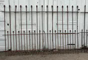 159.5 Feet of Iron Fencing GA21357