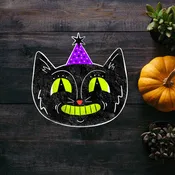 inkpaperfable - Retro Halloween Cats
